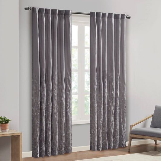Solid Color Curtain Panel