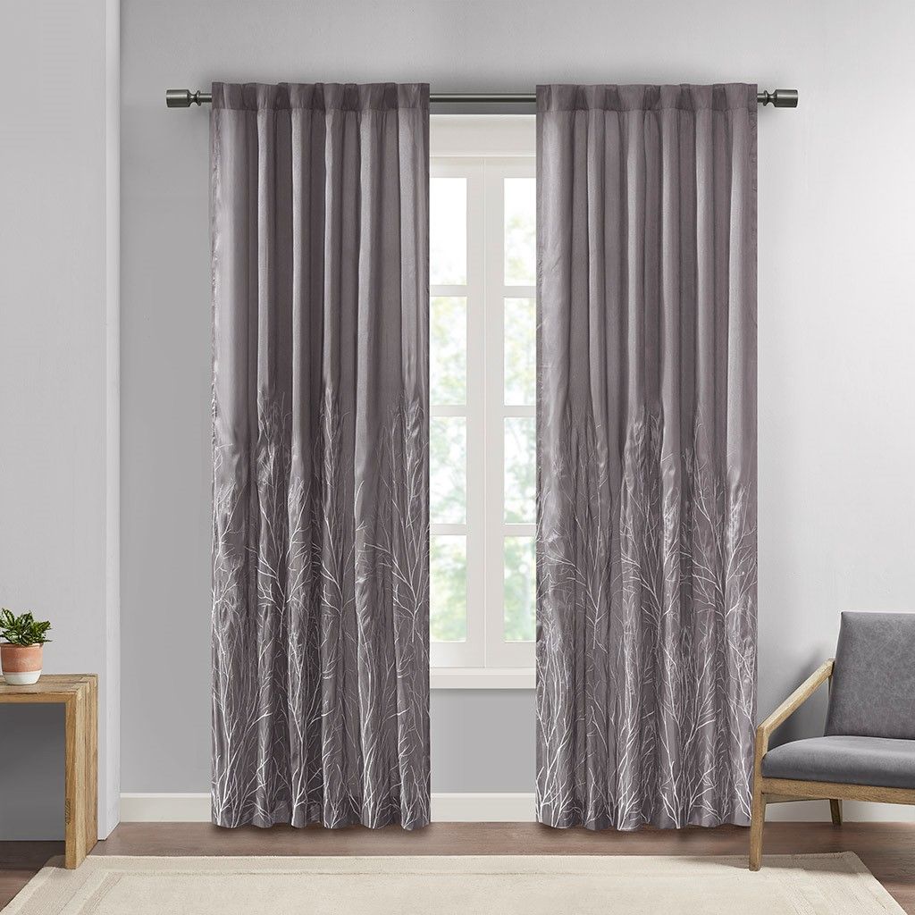 Solid Color Curtain Panel