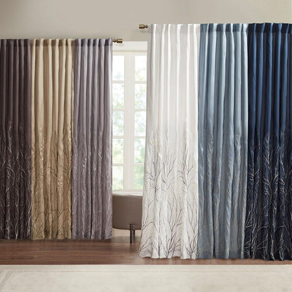 Solid Color Curtain Panel