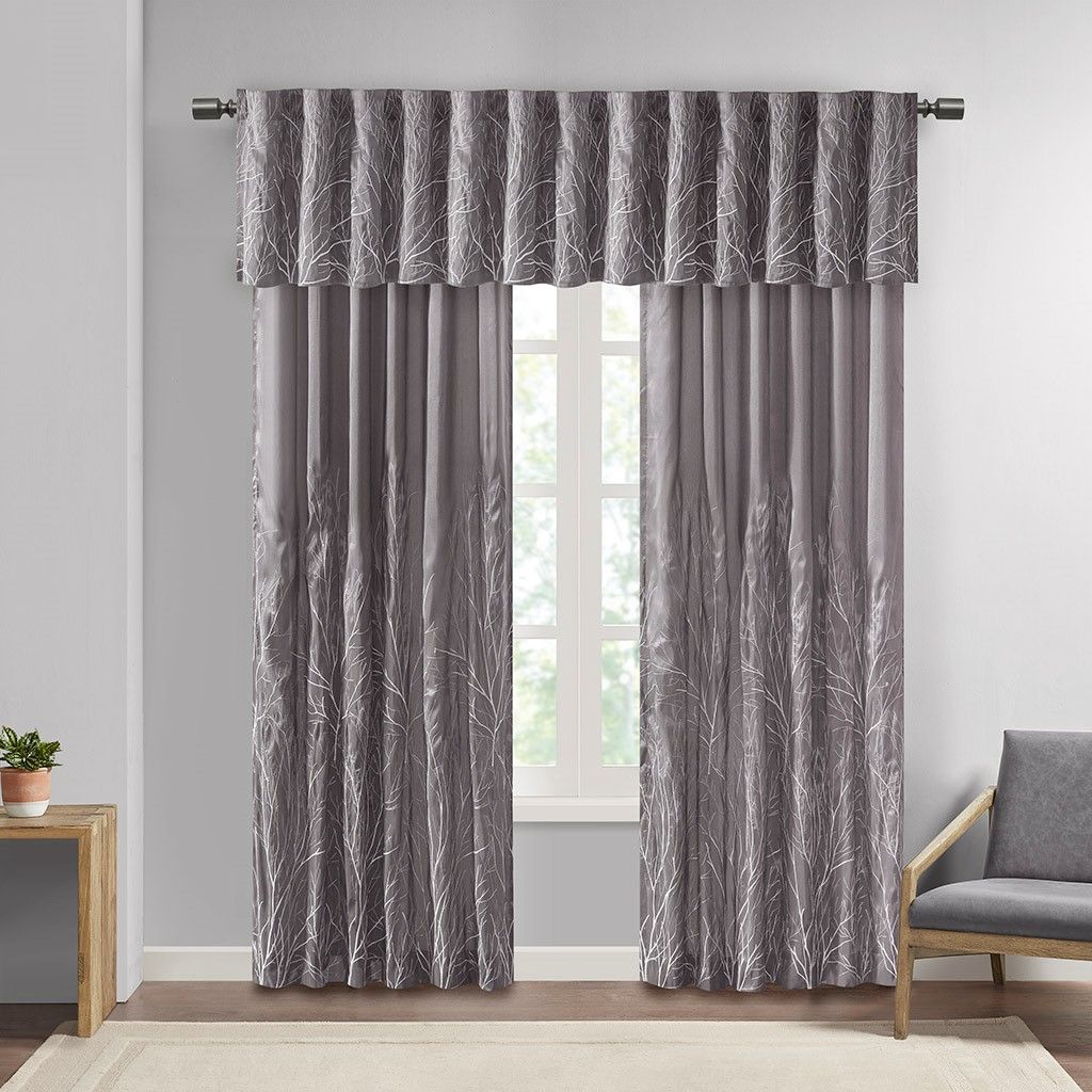 Solid Single Light Filtering Curtain Panel