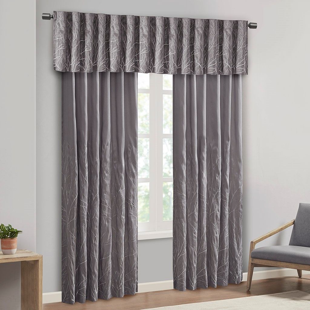 Solid Single Light Filtering Curtain Panel