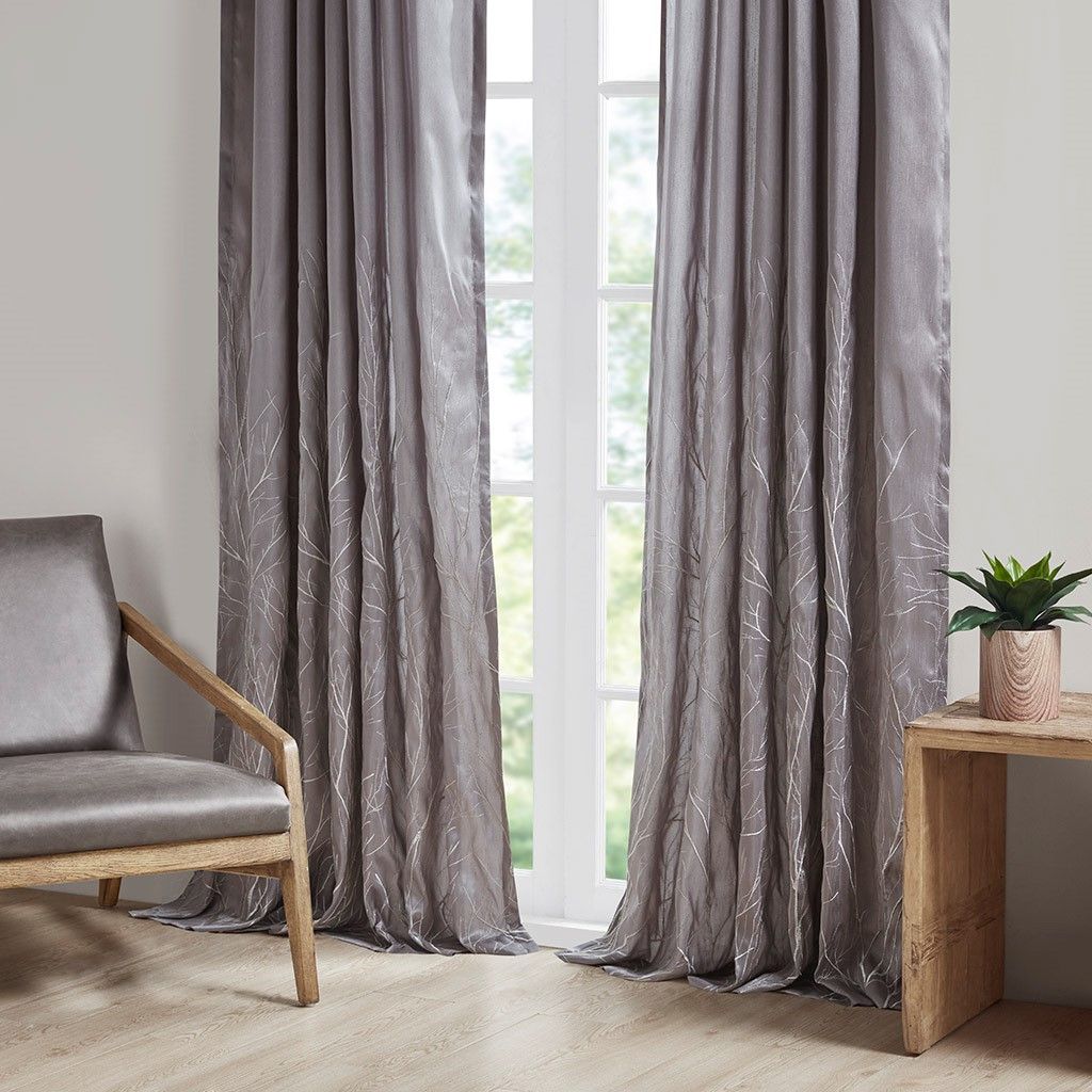 Solid Color Curtain Panel