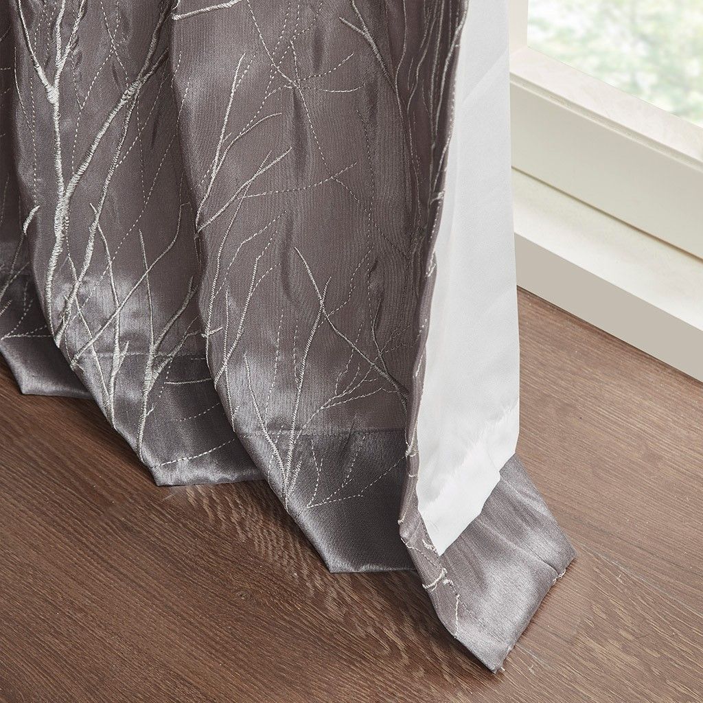 Solid Color Curtain Panel
