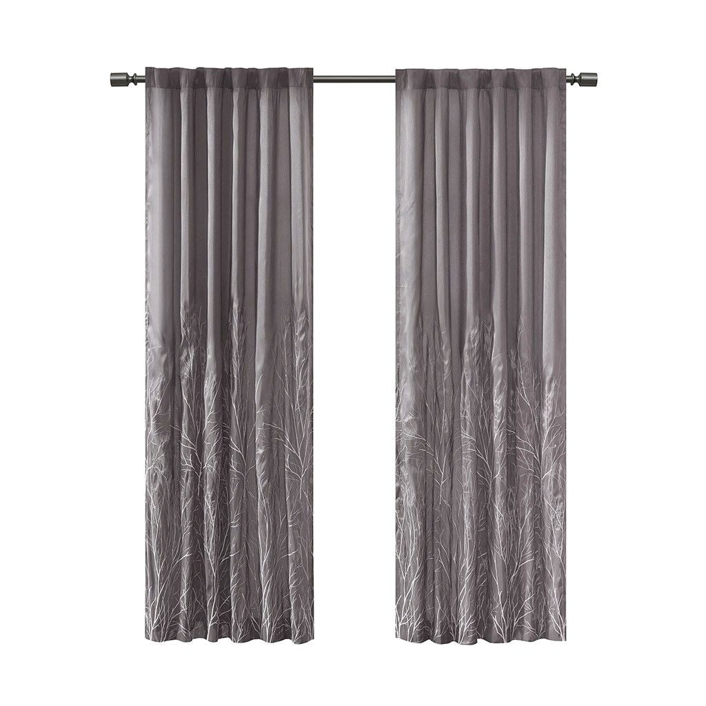 Solid Single Light Filtering Curtain Panel