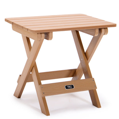 Tale Adirondack Folding Side Table All Weather Outdoor