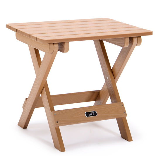 Tale Adirondack Folding Side Table All Weather Outdoor