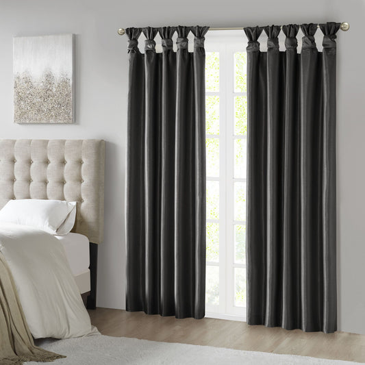 Twist Tab Blackout Curtain Panel Single