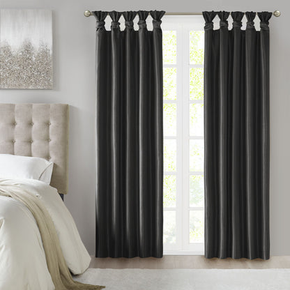 Twist Tab Blackout Curtain Panel Single