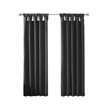 Twist Tab Blackout Curtain Panel Single