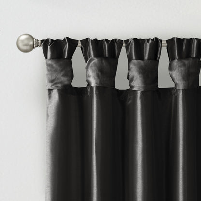 Twist Tab Blackout Curtain Panel Single