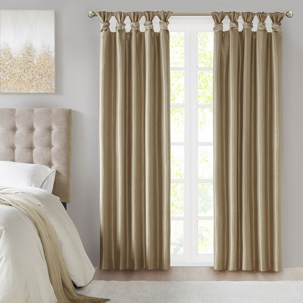 Twist Tab Total Blackout Curtain Panel 