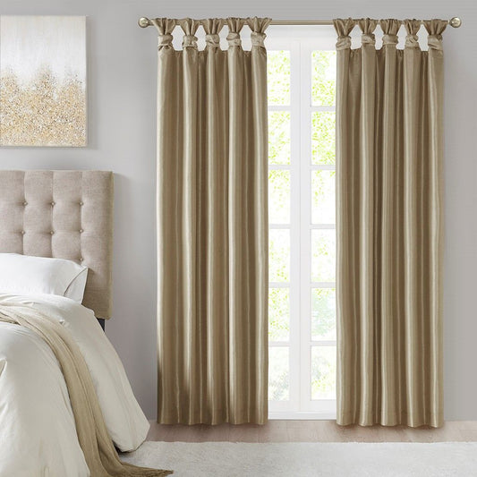 Twist Tab Total Blackout Curtain Panel 