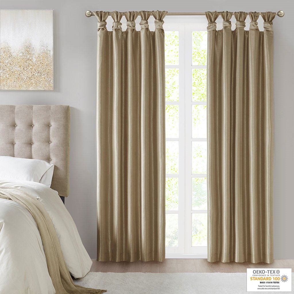 Twist Tab Total Blackout Curtain Panel 