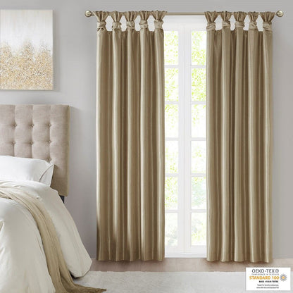 Twist Tab Total Blackout Curtain Panel 