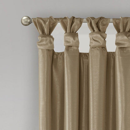 Twist Tab Total Blackout Curtain Panel 