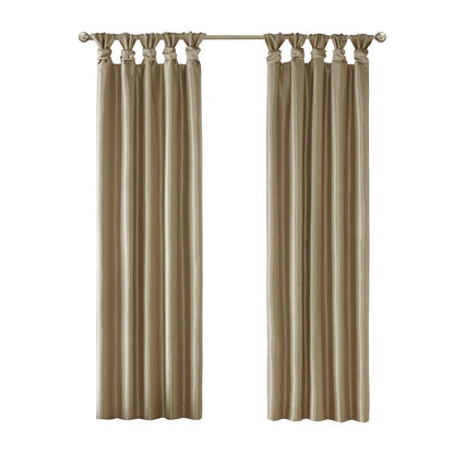 Twist Tab Total Blackout Curtain Panel 