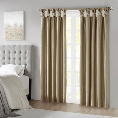 Twist Tab Total Blackout Curtain Panel 