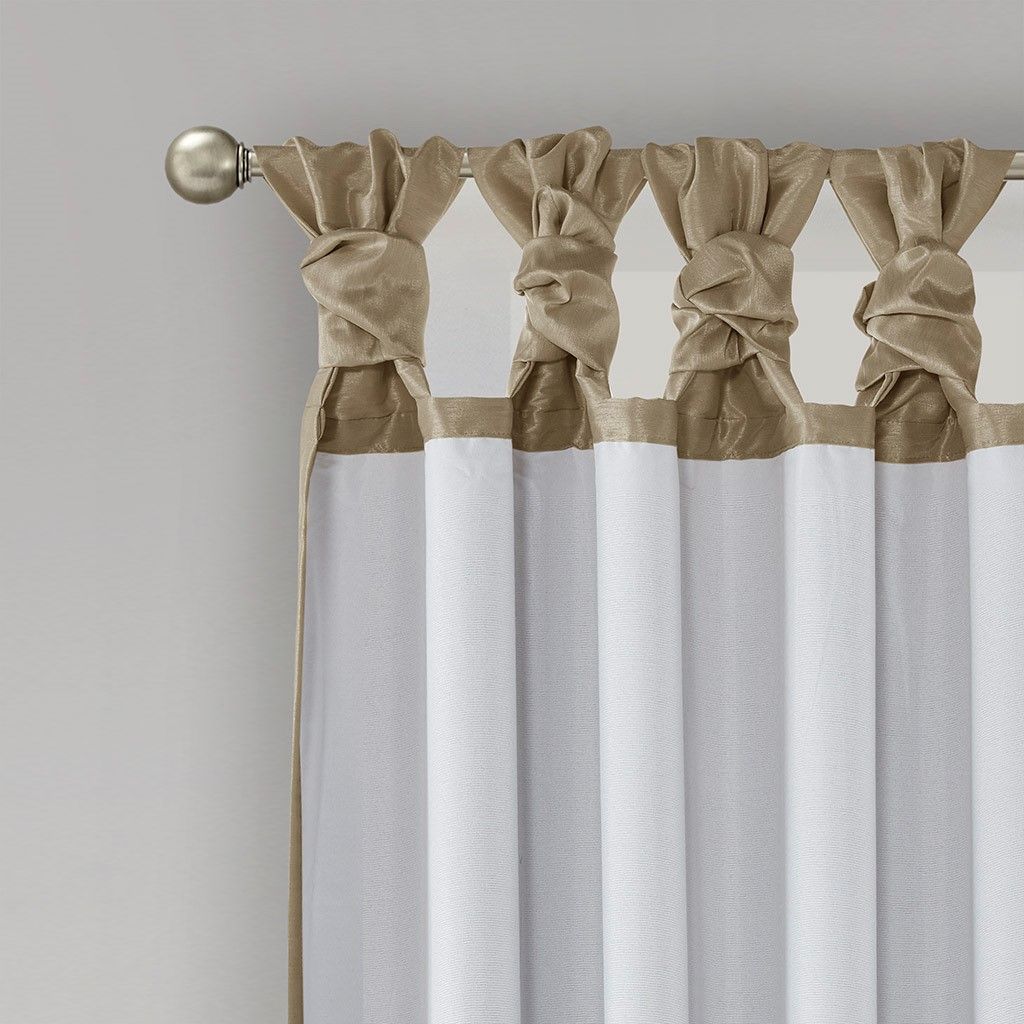 Twist Tab Total Blackout Curtain Panel 