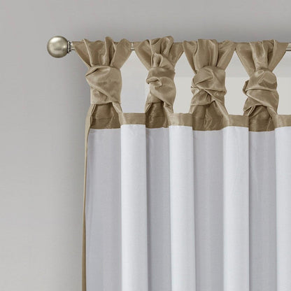 Twist Tab Total Blackout Curtain Panel 