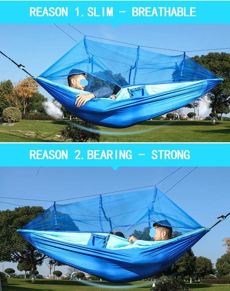Ultralight Camping Hammock With Mosquito Net