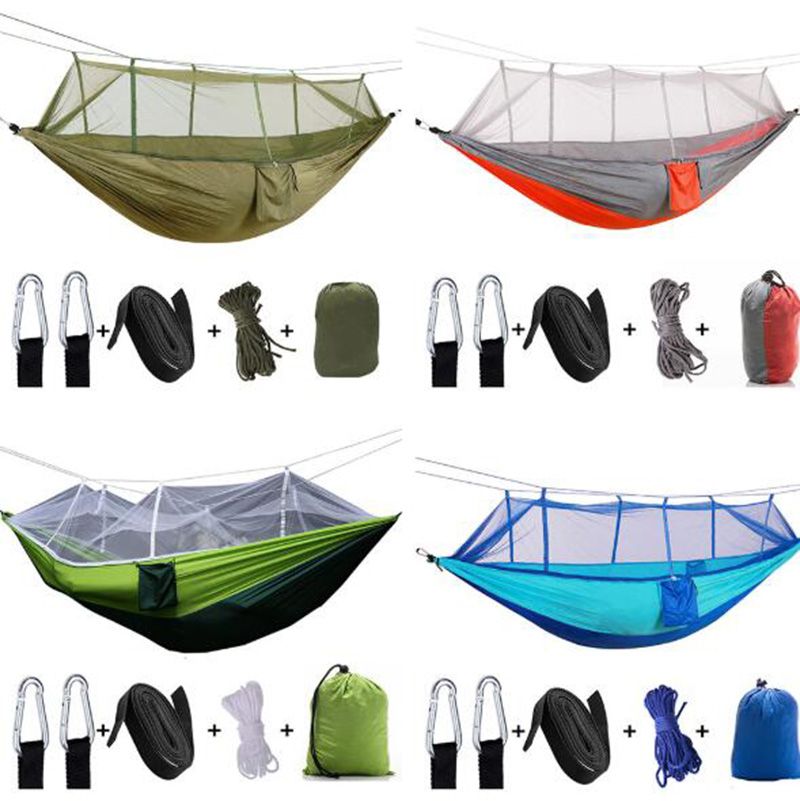 Ultralight Camping Hammock With Mosquito Net