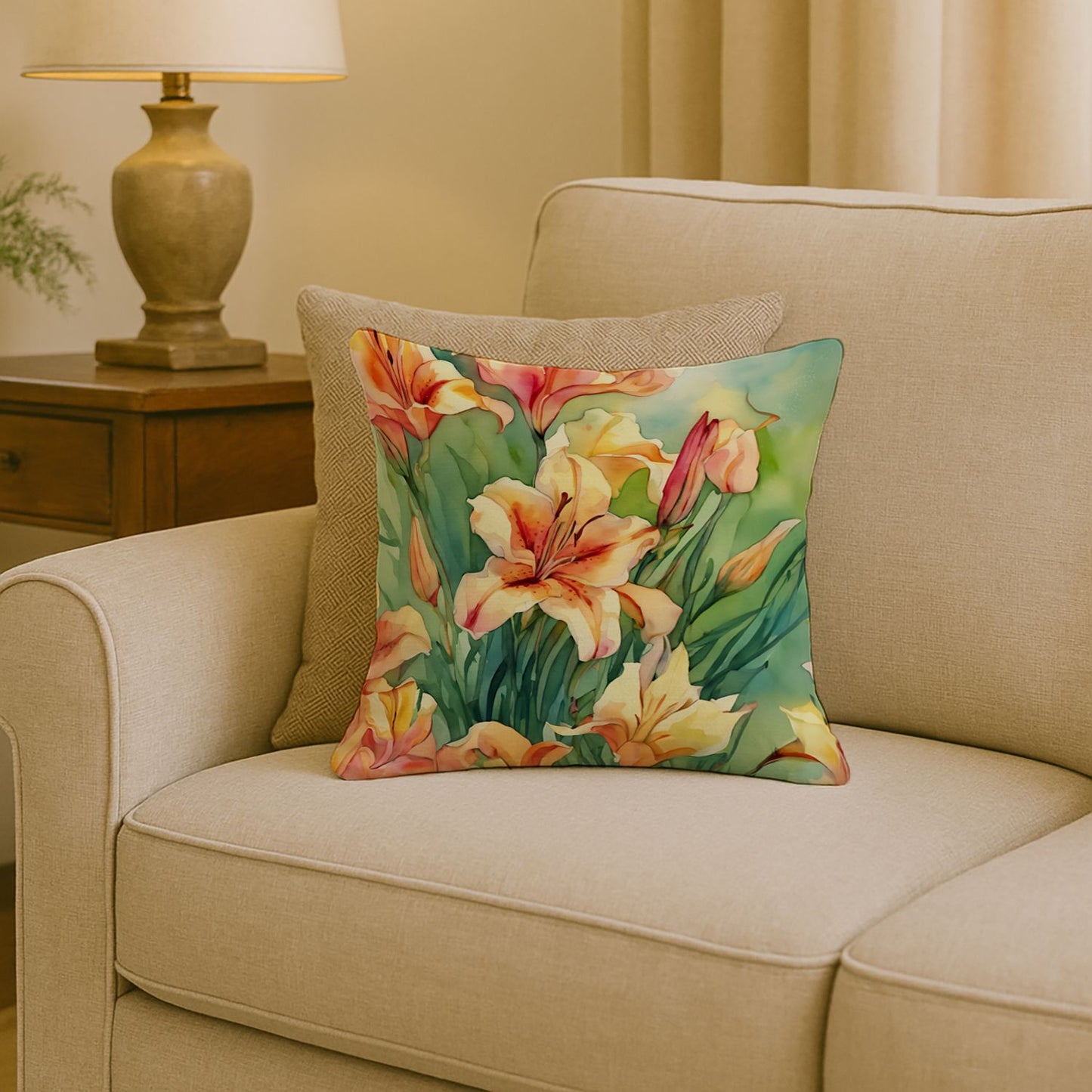 Utah Sego Lilies Pillow
