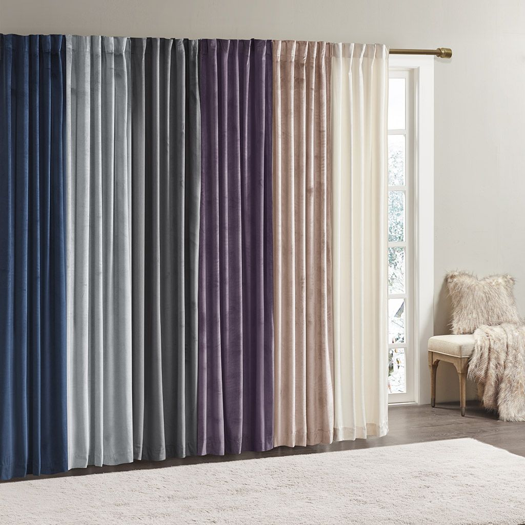 Velvet Room Darkening Curtain Panels