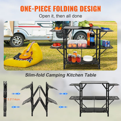 Vevor Folding Camping Kitchen Table