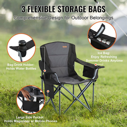 Vevor Heavy Duty Folding Camping Chair