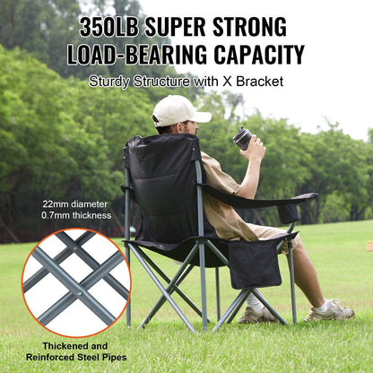 Vevor Heavy Duty Folding Camping Chair