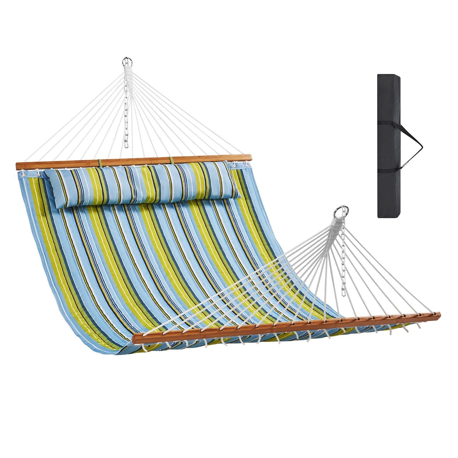 Vevor Quilted Double Hammock With Pillow