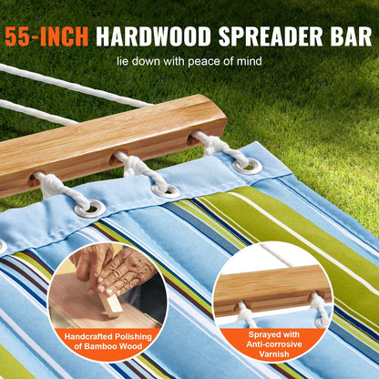 Vevor Quilted Double Hammock With Pillow