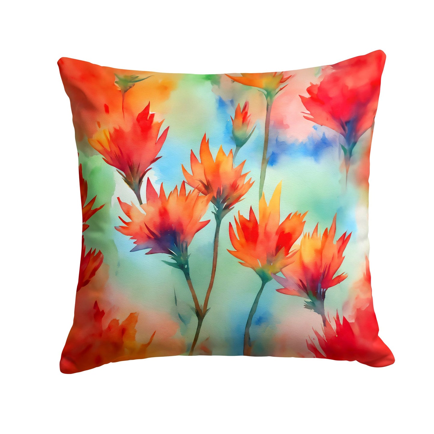 Wyoming Indian Paintbrush Pillow