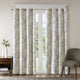 Printed Botanical Blackout Curtain Panel: 50″×95″ Polyester Slub