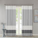 Polyioni Pintuck Curtain Panel: 50″×95″ Textured Polyester Drapery