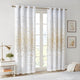 Metallic Animal Print Blackout Curtain: 1 PC Grommet Top Total Light Block