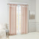 Twist Tab Lined Window Curtain Panel: 1 PC Light-Filtering Drapery, Elegant