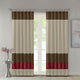 Polyoni Pintuck Curtain Panel: 1 PC Elegant Textured Light-Filtering Drapery