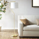 Angular Arched Metal Floor Lamp: 60″ Gold or Silver LED Accent Light