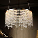 15.7-Inch Crystal Pendant Light: Luxury Modern Hanging Ceiling Chandelier