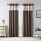 Embroidered Window Curtain Panel: 1 PC Elegant Light-Filtering Drapery
